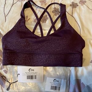Zyia Plum River Stone LnT Strappy Bra